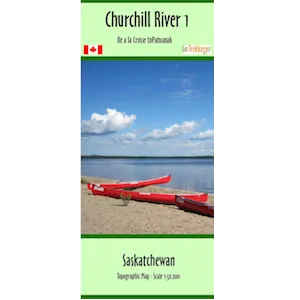 Churchill River 01 Canoe Map