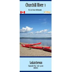 Churchill River 01 Canoe Map