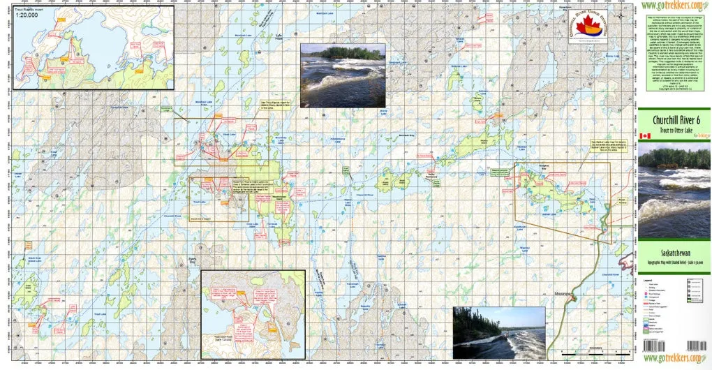 Churchill River 06 Canoe Map