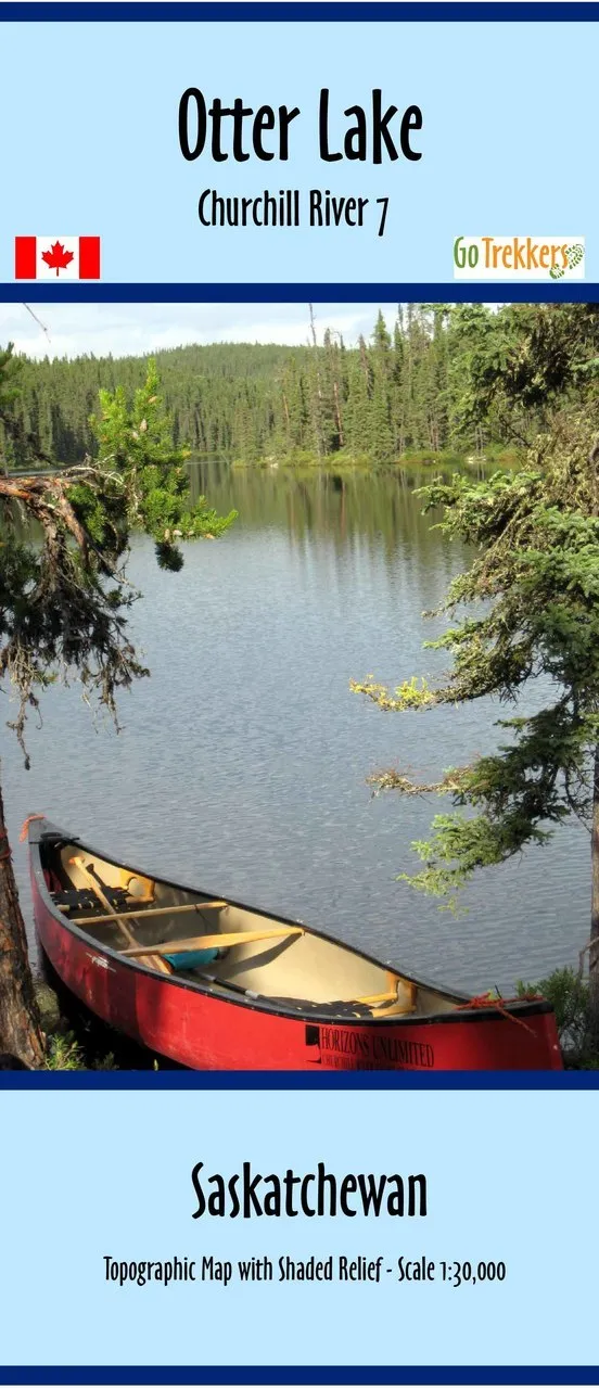 Churchill River 07 Canoe Map