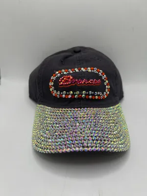 Denver Broncos NFL Reebok Front Panel and Visor Bedazzled Women Adjustable Hat