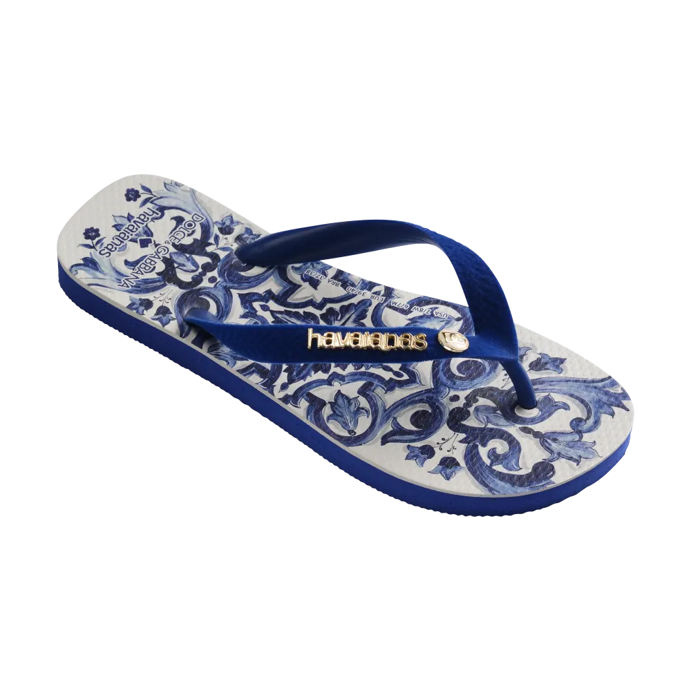 Dolce&Gabbana Blu Mediterraneo Flip Flops