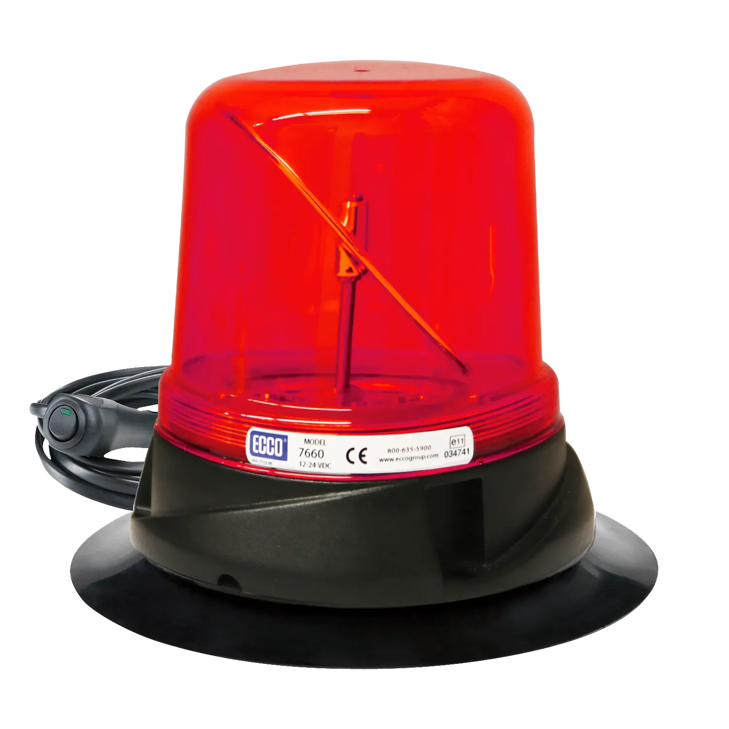 ECCO 7660 ROTOLED™ SERIES SAE CLASS I LED HYBRID ROTATOR