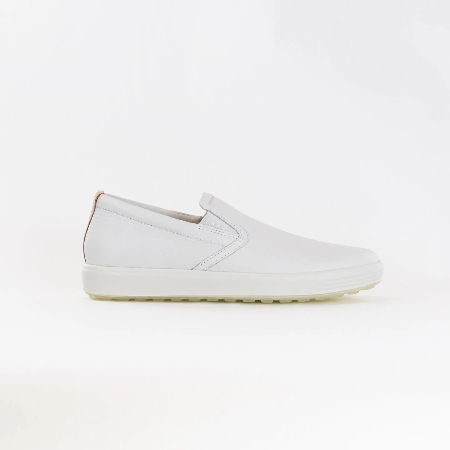 Ecco Soft 7 Casual Slip On (Women's) - White/Powder