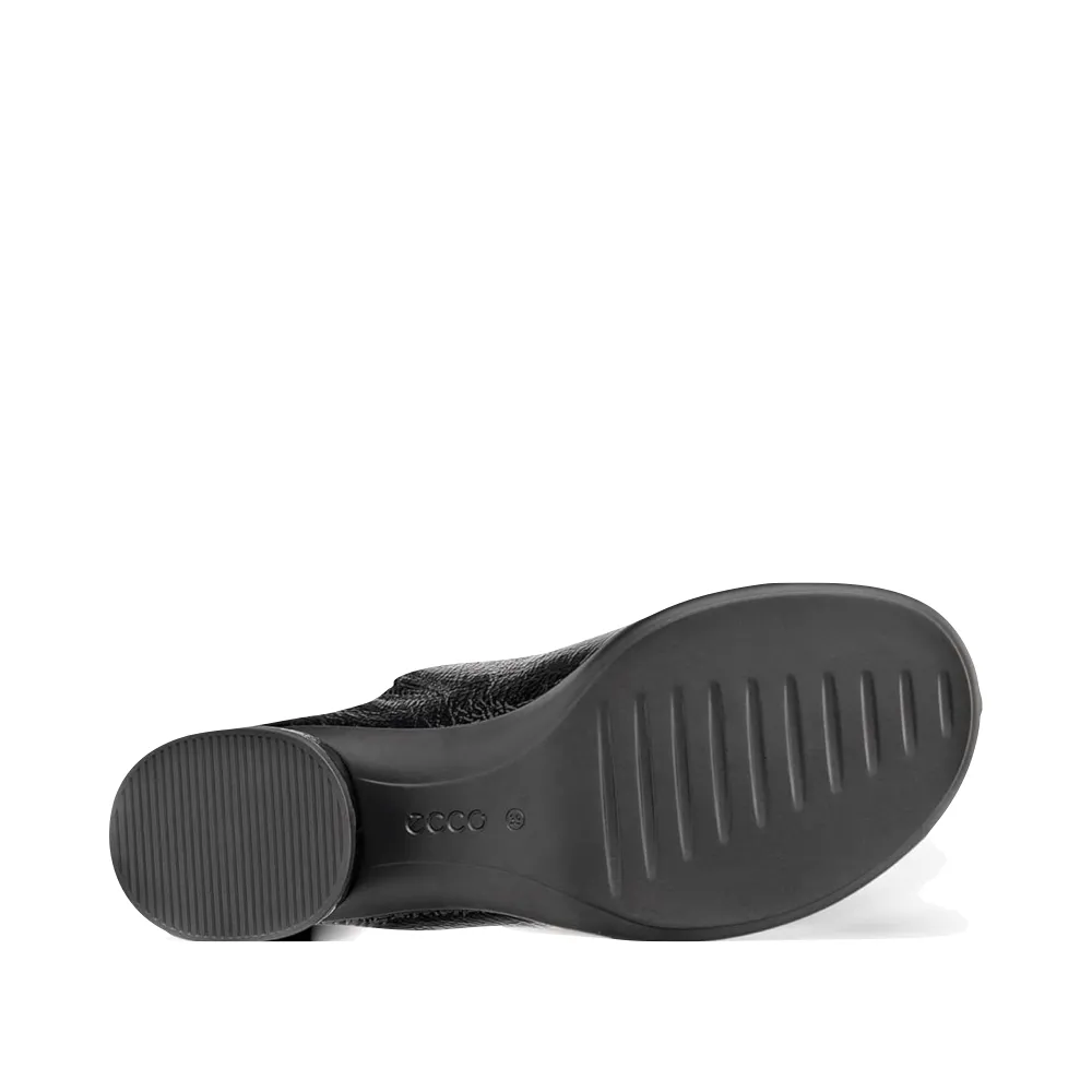 Ecco Women's Sculpted LX 35 Heeled Slide Sandal (Black)