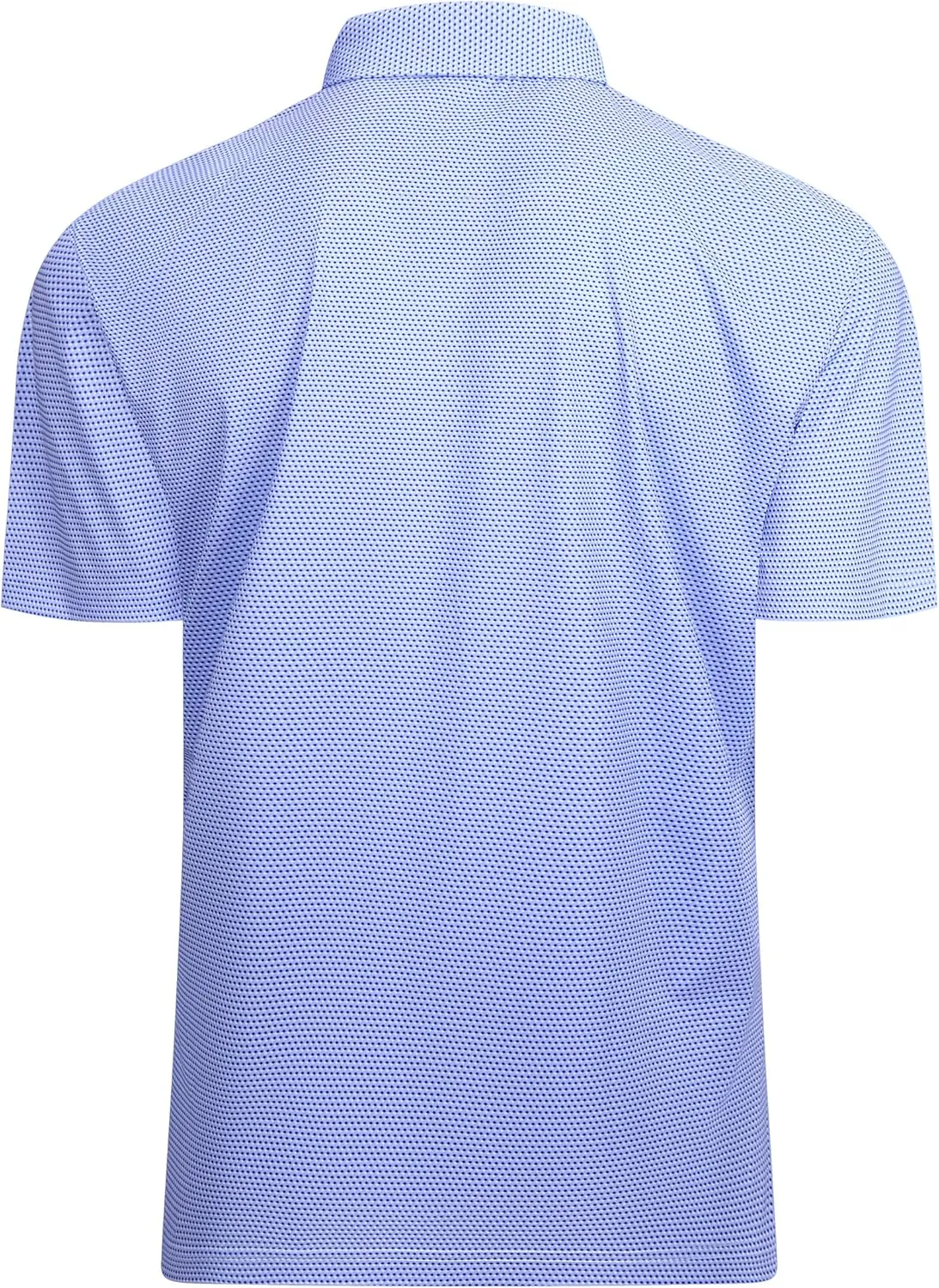 Esabel.C Mens Golf Shirts Print Moisture Wicking Short Sleeve Performance Dry Fit Stretch Active Polo Shirts for Men