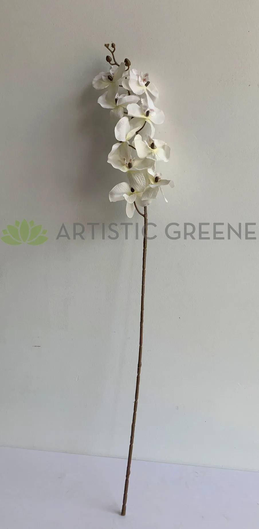 F0348 Phalaenopsis Orchid Spray (Autumn Style) 101cm White