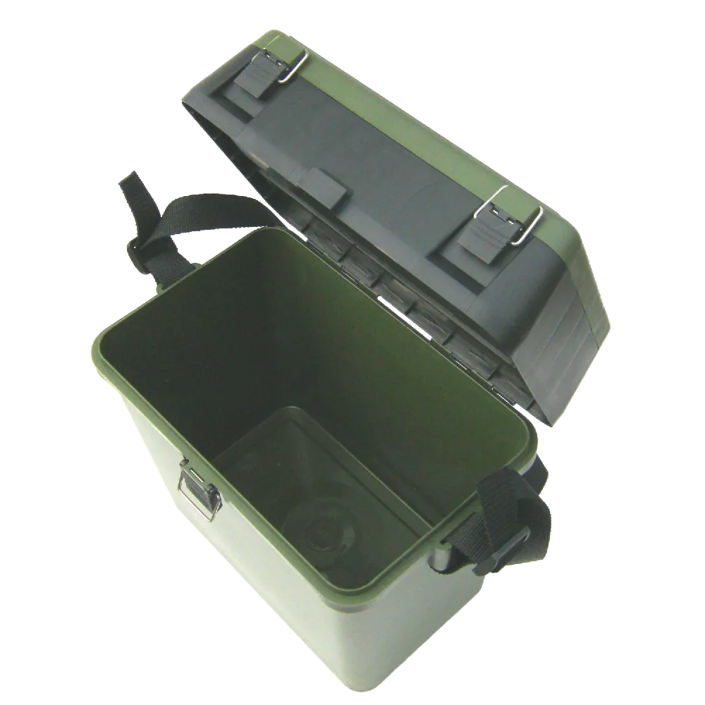 Fishing Tackle Seat Box Includes Padded Strap & Seat Pad Freepost