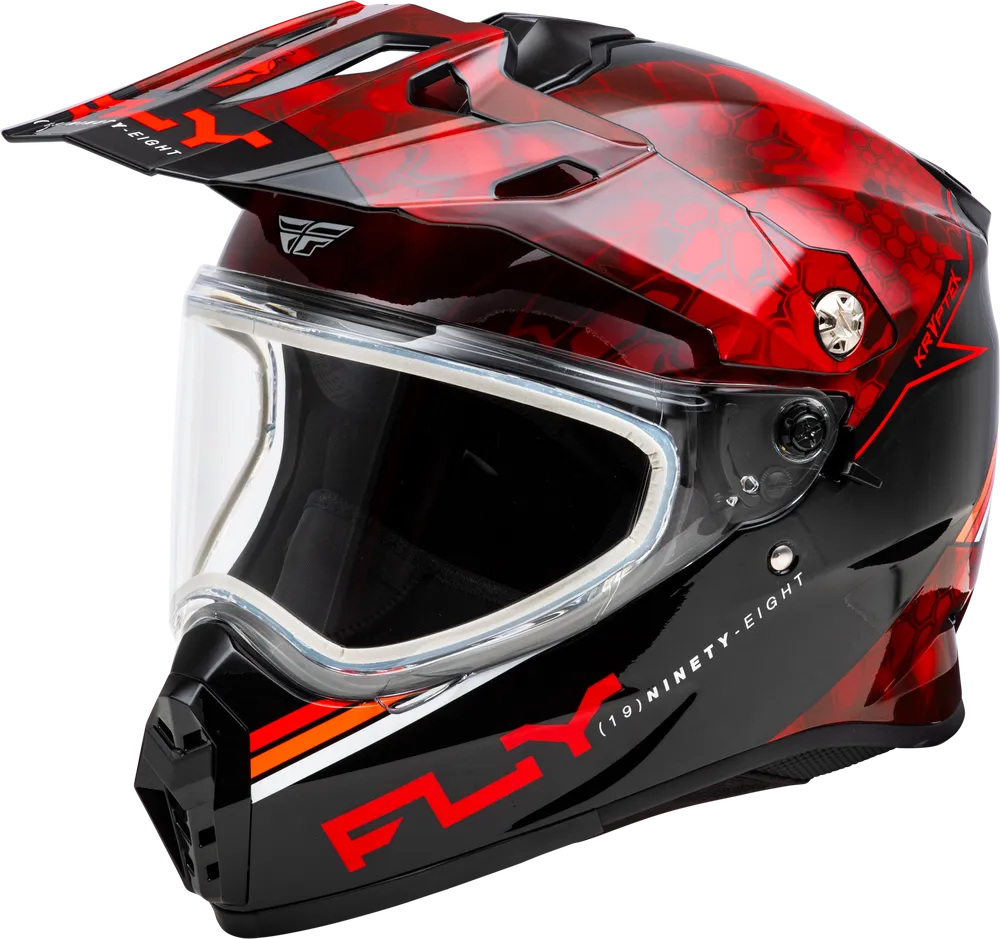 Fly Racing Trekker Cold Weather Snow ATV Off-Road Motorcycle Helmet