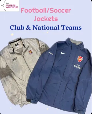 Football / Soccer Club and National Teams Jackets Nike, Adidas, Reebok Umbro Kappa  and other brands