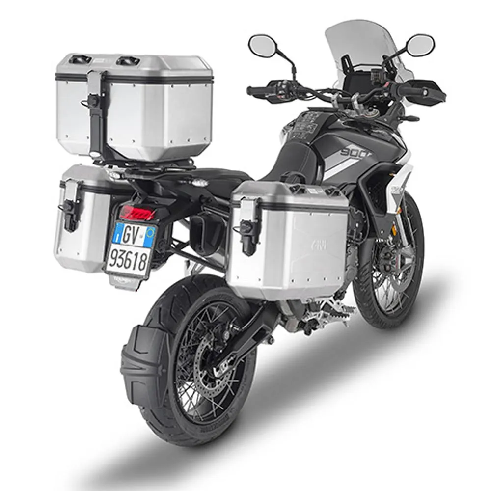 Givi Dolomiti Monokey 36 lt Aluminium Panniers Silver (pair)
