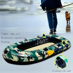 Large Inflatable Fishing Boat, Boats for Adults, Inflatable Rafts, Inflatable Fishing Raft Inflatable, Rubber Boat, Kayak, Dinghies 270x145cm