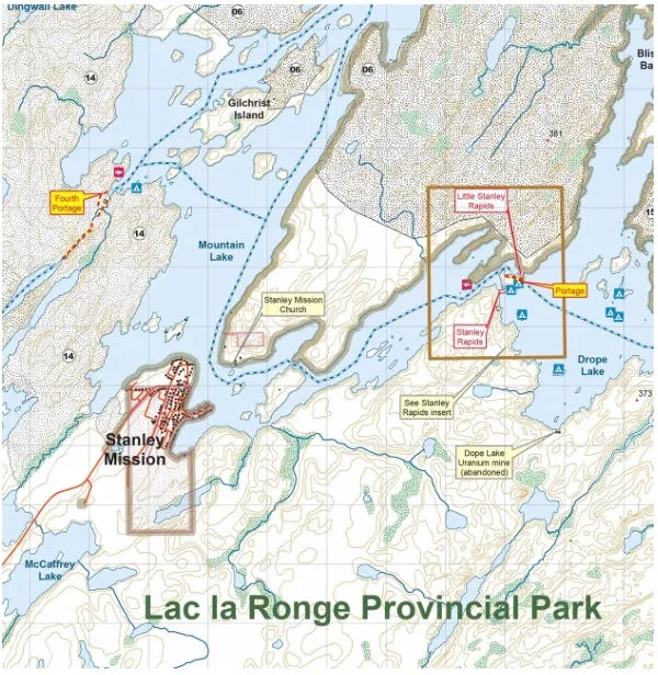 Lower Clearwater 1 and 2 Canoe and Kayak Map
