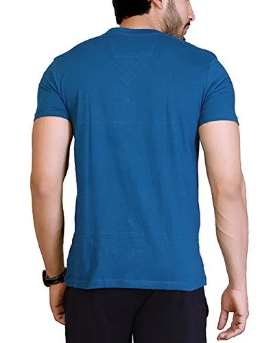 LUCfashion Men's Exclusive Premium Fashionable Cotton Half Sleeve V-neck T-shirt