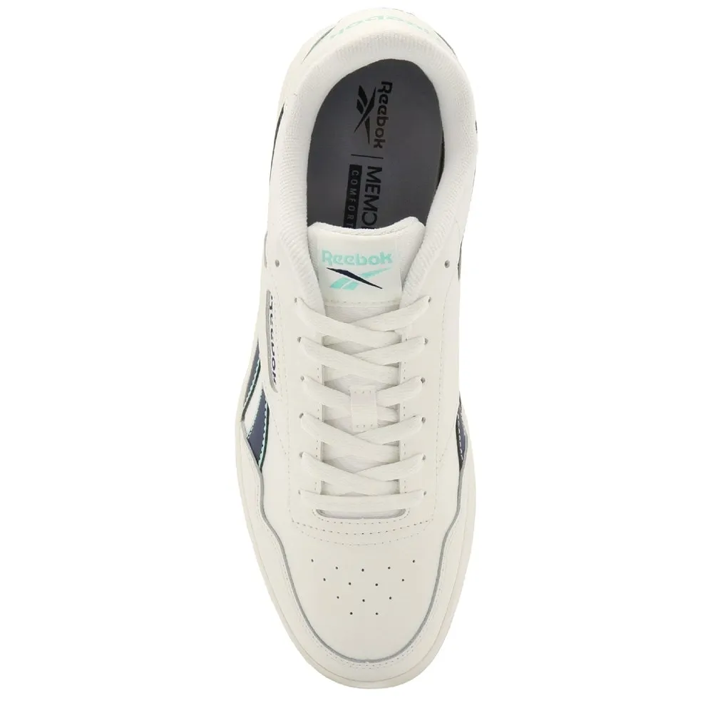 Men's Court Advance Reebok sneakers, chalk/navy/mint