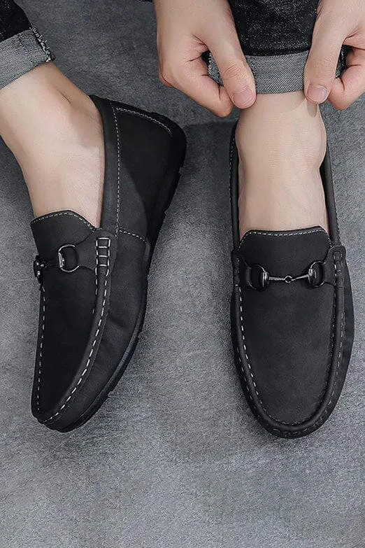 Men's Faux Suedes Casual Slip On Loafers