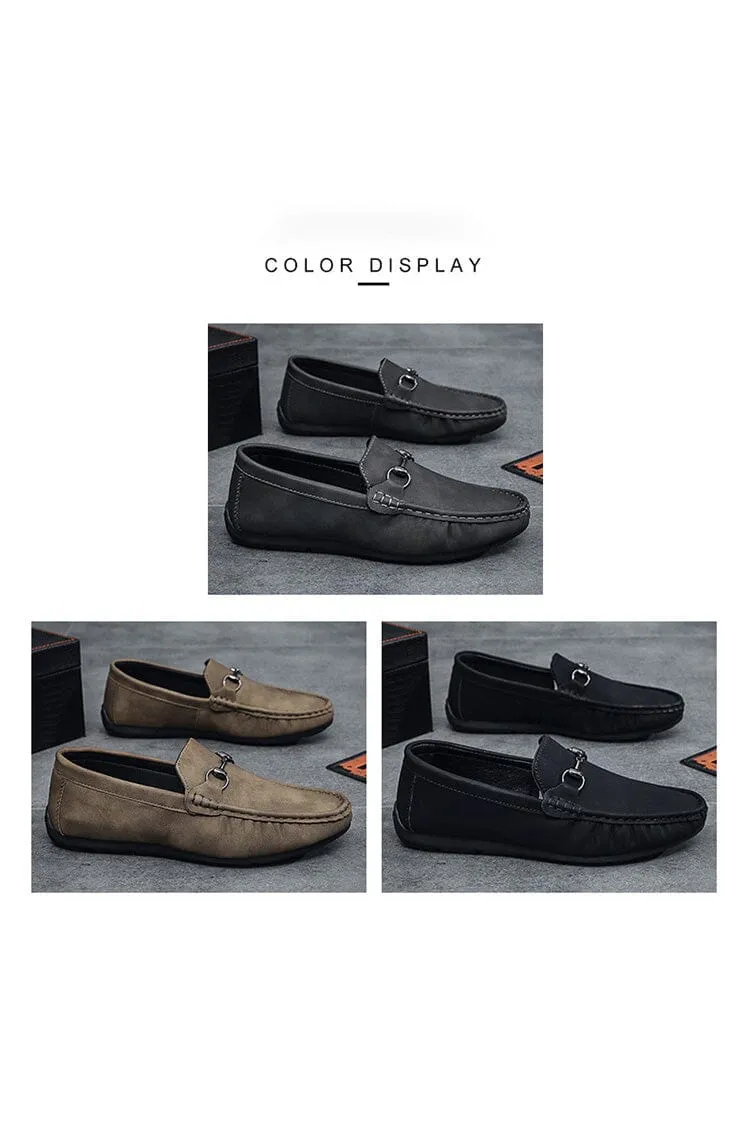 Men's Faux Suedes Casual Slip On Loafers