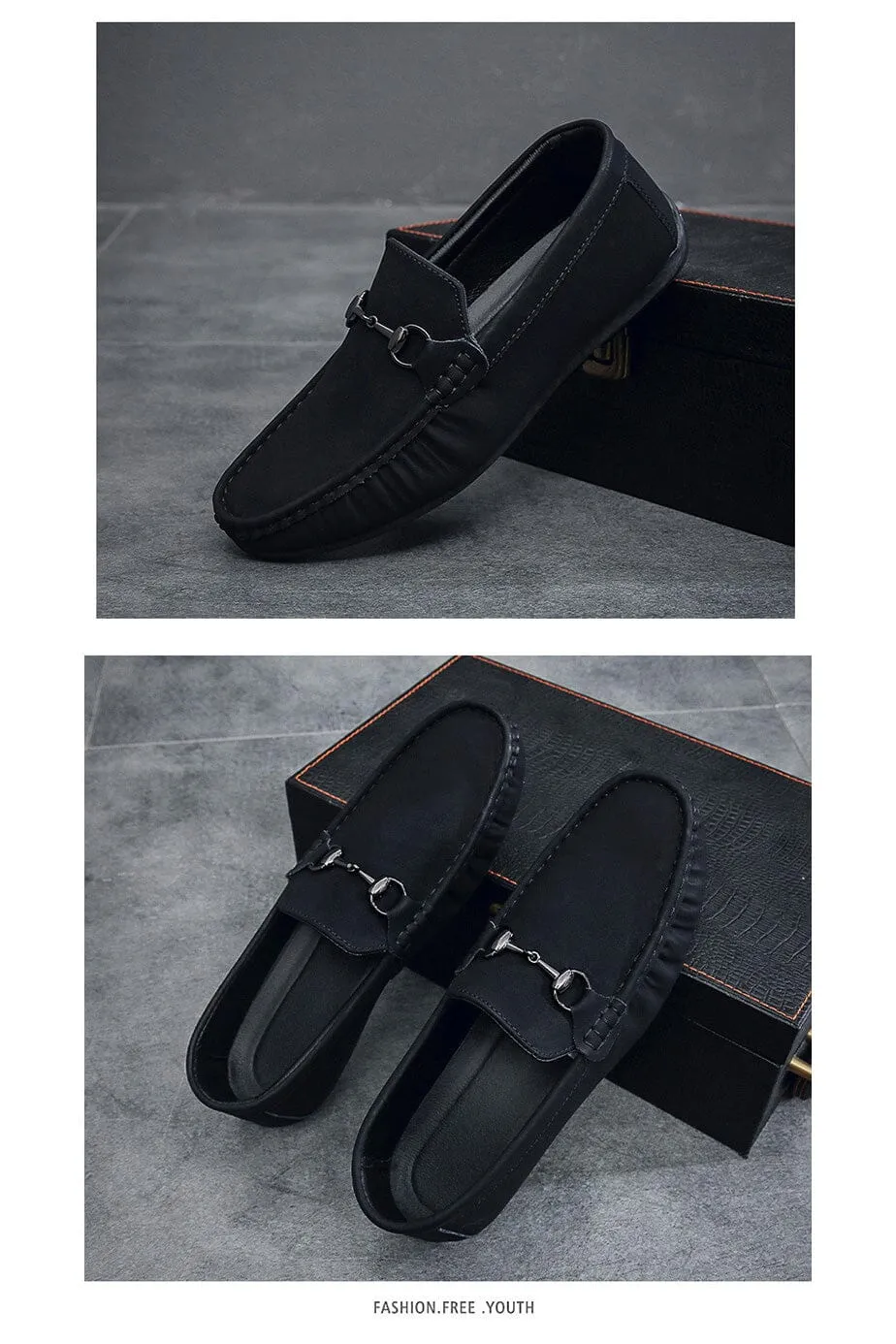 Men's Faux Suedes Casual Slip On Loafers
