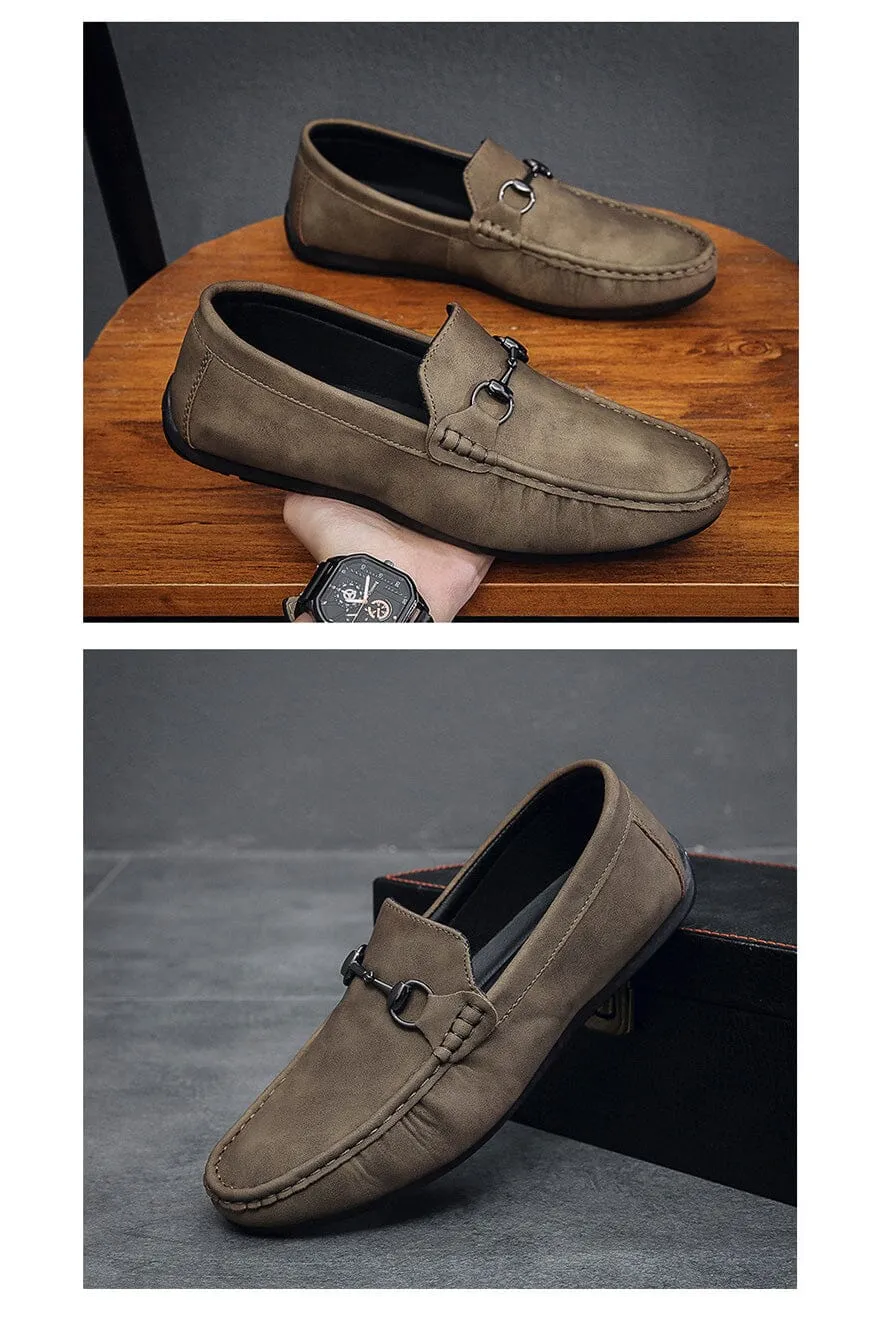 Men's Faux Suedes Casual Slip On Loafers