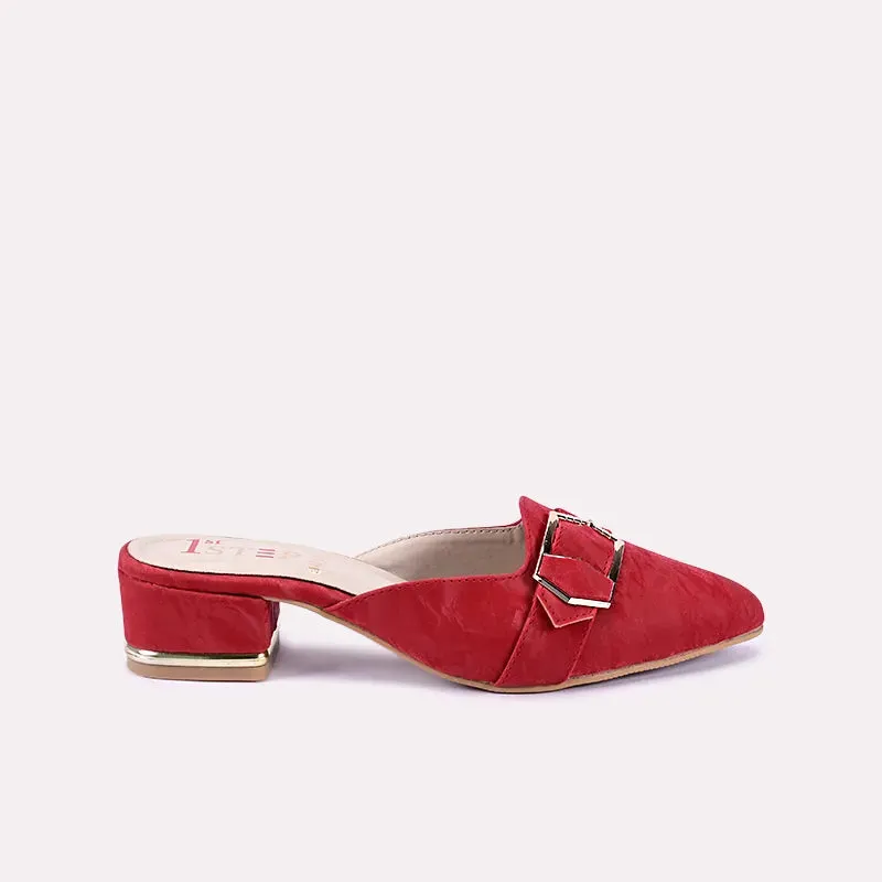 Meryl Red Casual Heel Pumps 0431126