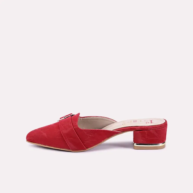 Meryl Red Casual Heel Pumps 0431126
