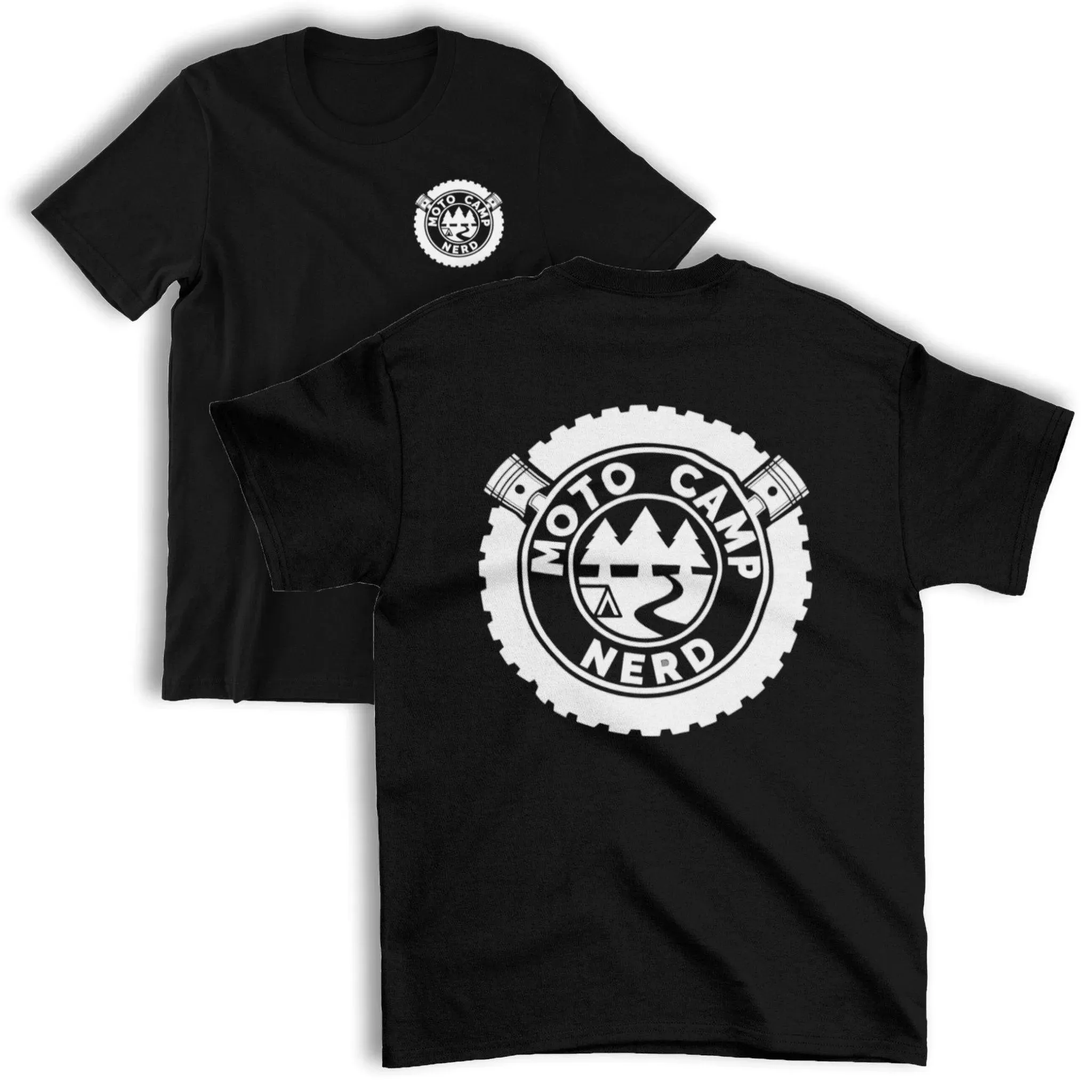 Moto Camp Nerd V-Twin T-Shirt