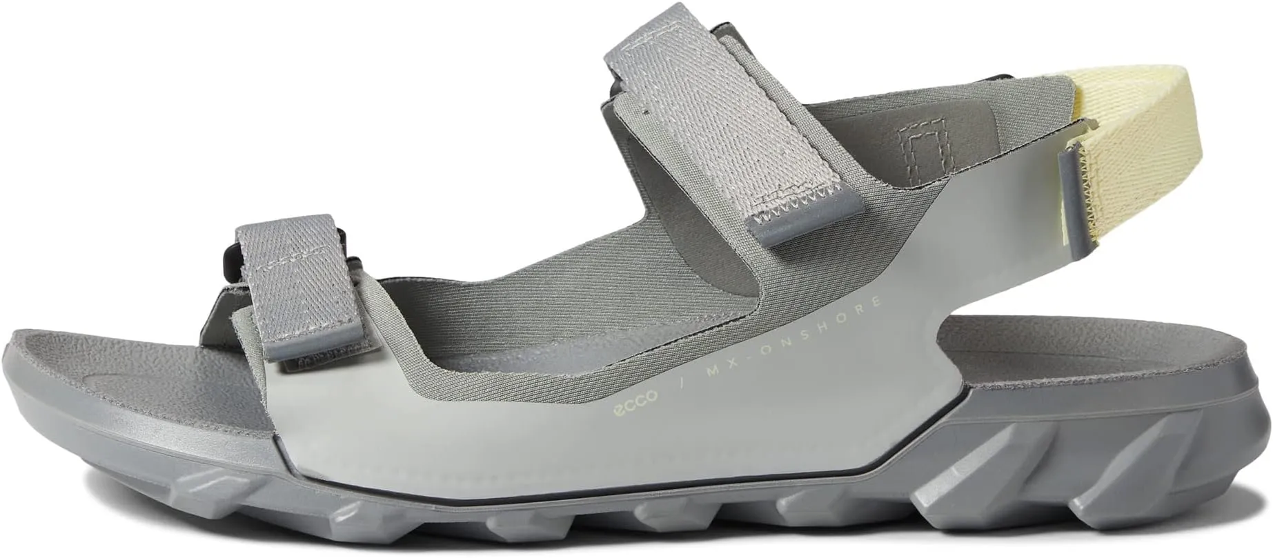 MX Onshore 3-Strap Water-Friendly ECCO Sport Sandals, Concrete/Wild Dove
