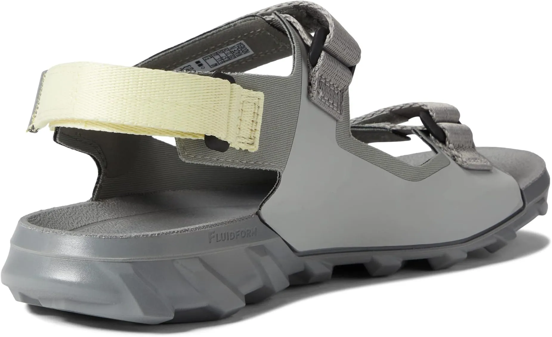 MX Onshore 3-Strap Water-Friendly ECCO Sport Sandals, Concrete/Wild Dove