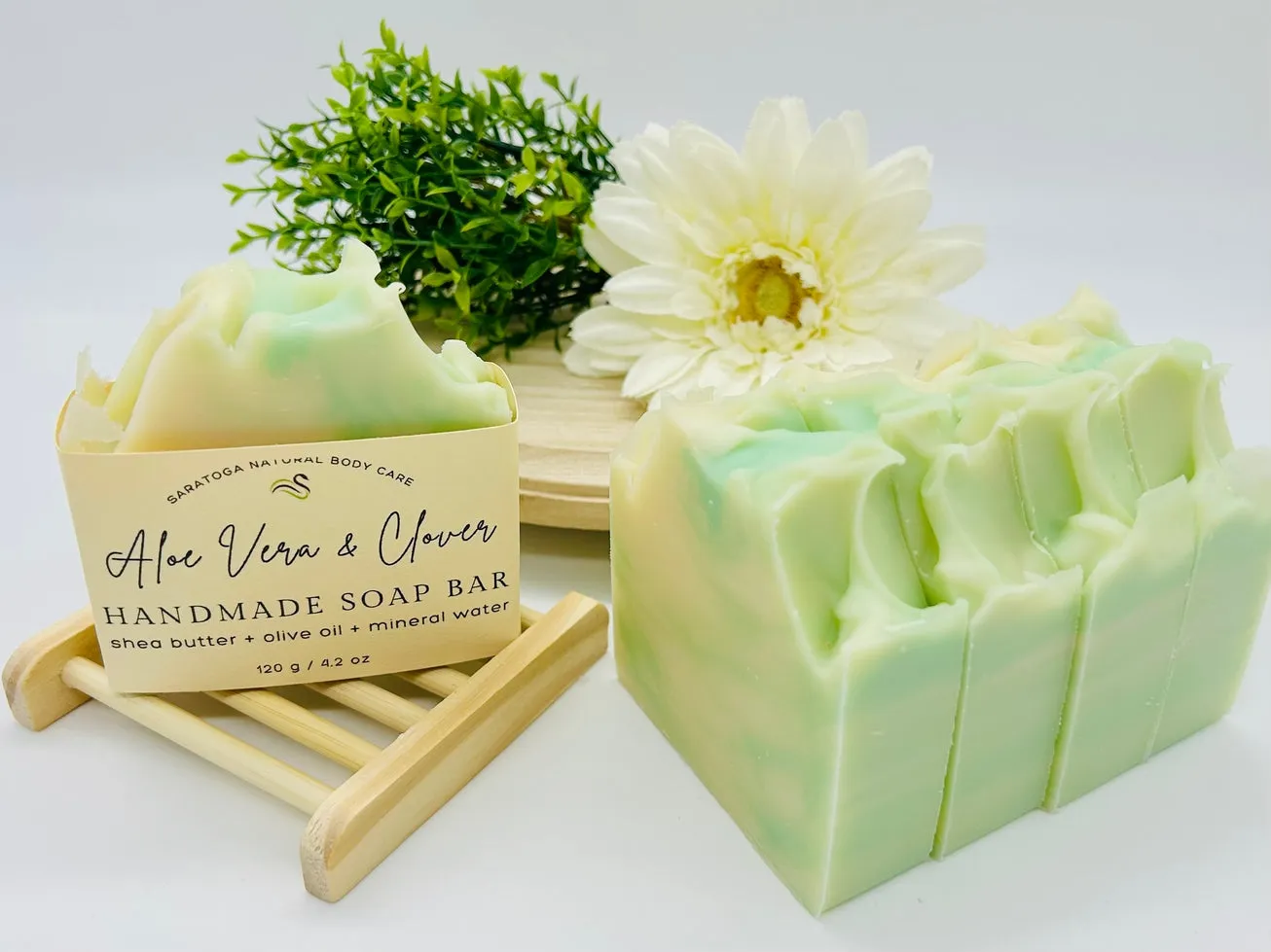 Natural Aloe Vera Clover Soap
