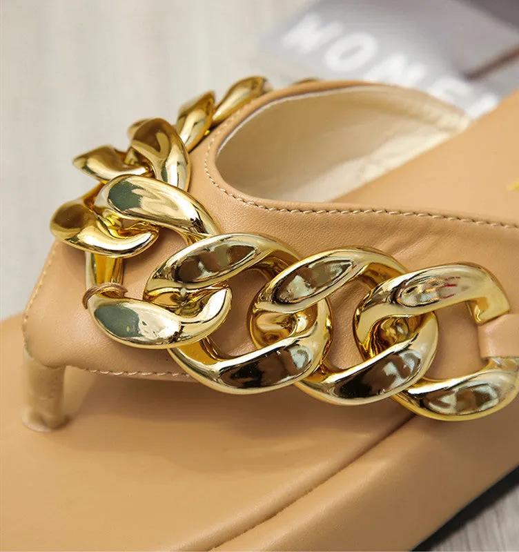 New Fashion Chain Flip-flops Sandals
