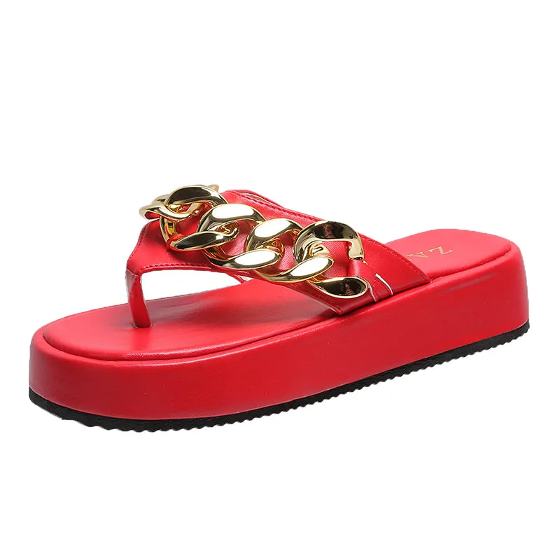 New Fashion Chain Flip-flops Sandals