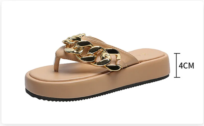 New Fashion Chain Flip-flops Sandals