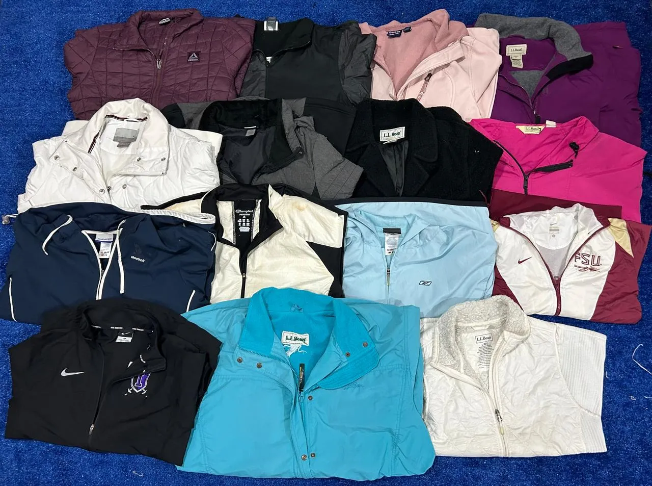 Nike LL.been champion rebook mix brand pcs 15