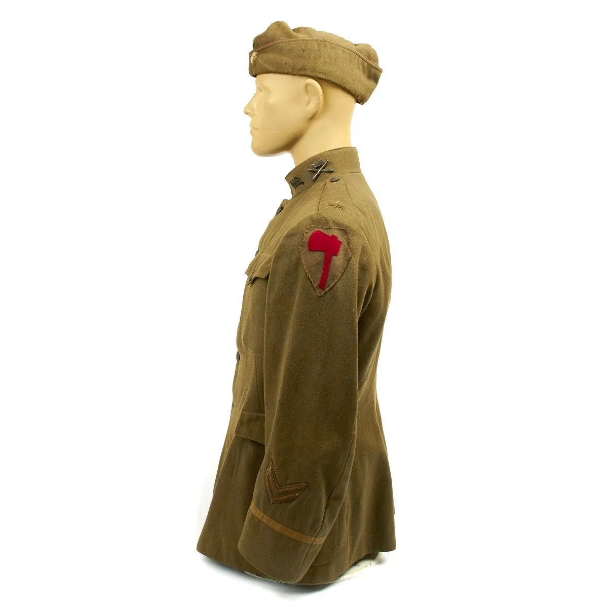 Original U.S. WWI Grouping Lieutenant Stephen T. Baily 325th Artillery Battalion