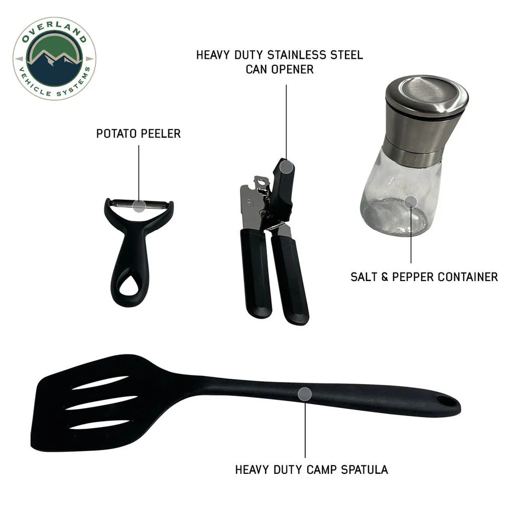 Overland Vehicle Systems Ultimate 39 Piece Utensil Set