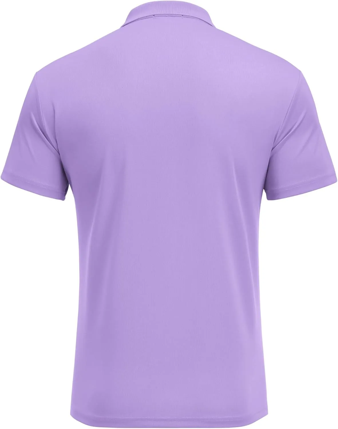 PINSPARK Golf Polo Shirts for Men Quick Dry Short Sleeve Collared Shirt Slim Fit Casual Solid Stylish Polos Shirt