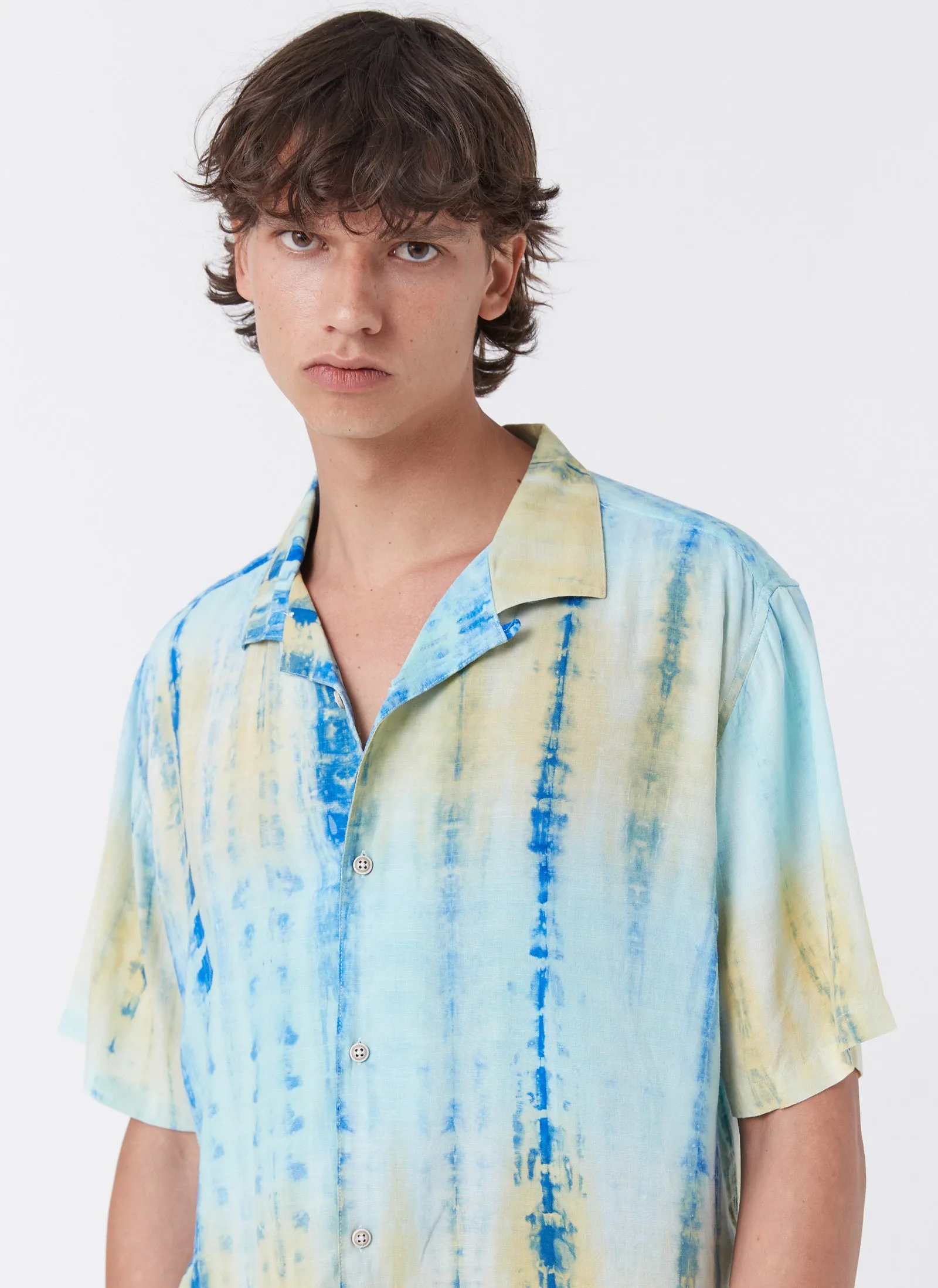 Resort Linen Shirt Casa Tie Dye