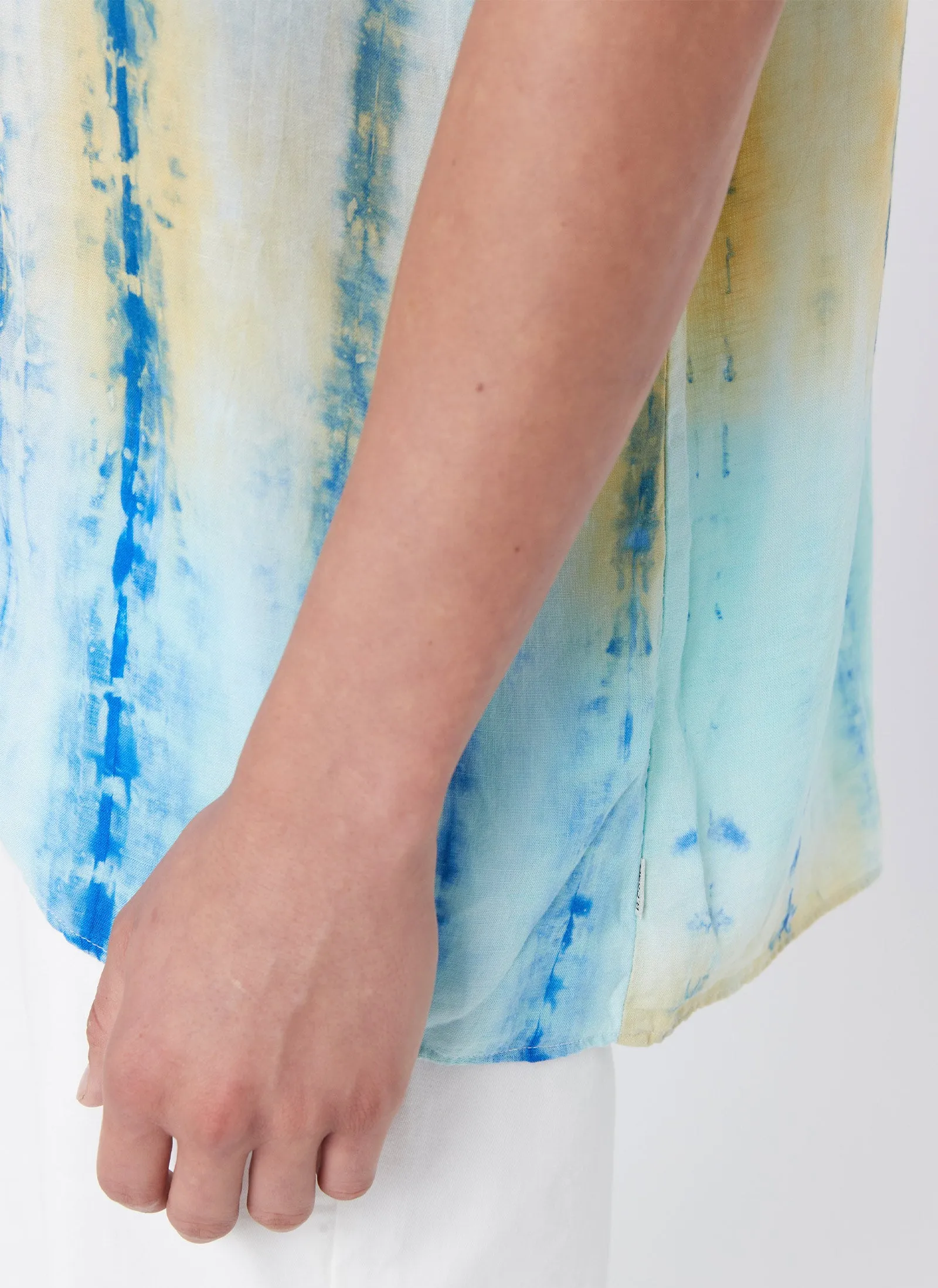 Resort Linen Shirt Casa Tie Dye