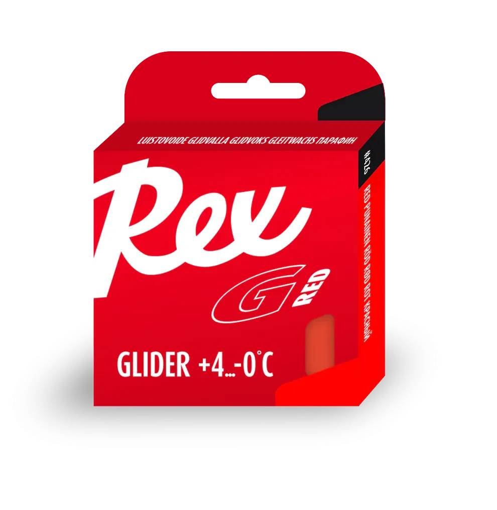 Rex Racing Red Glide Wax  4 to 0C