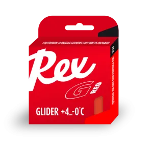 Rex Racing Red Glide Wax  4 to 0C