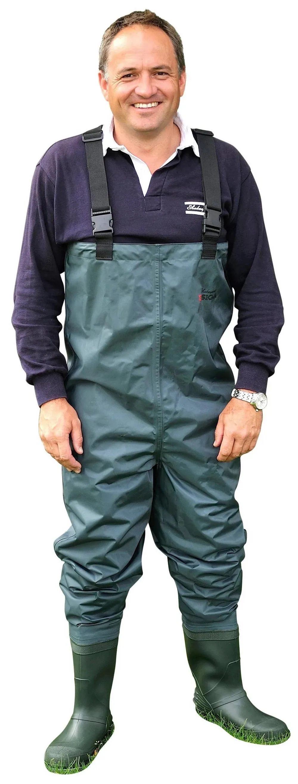 Shakespeare Nylon Chest Waders with Cleated sole