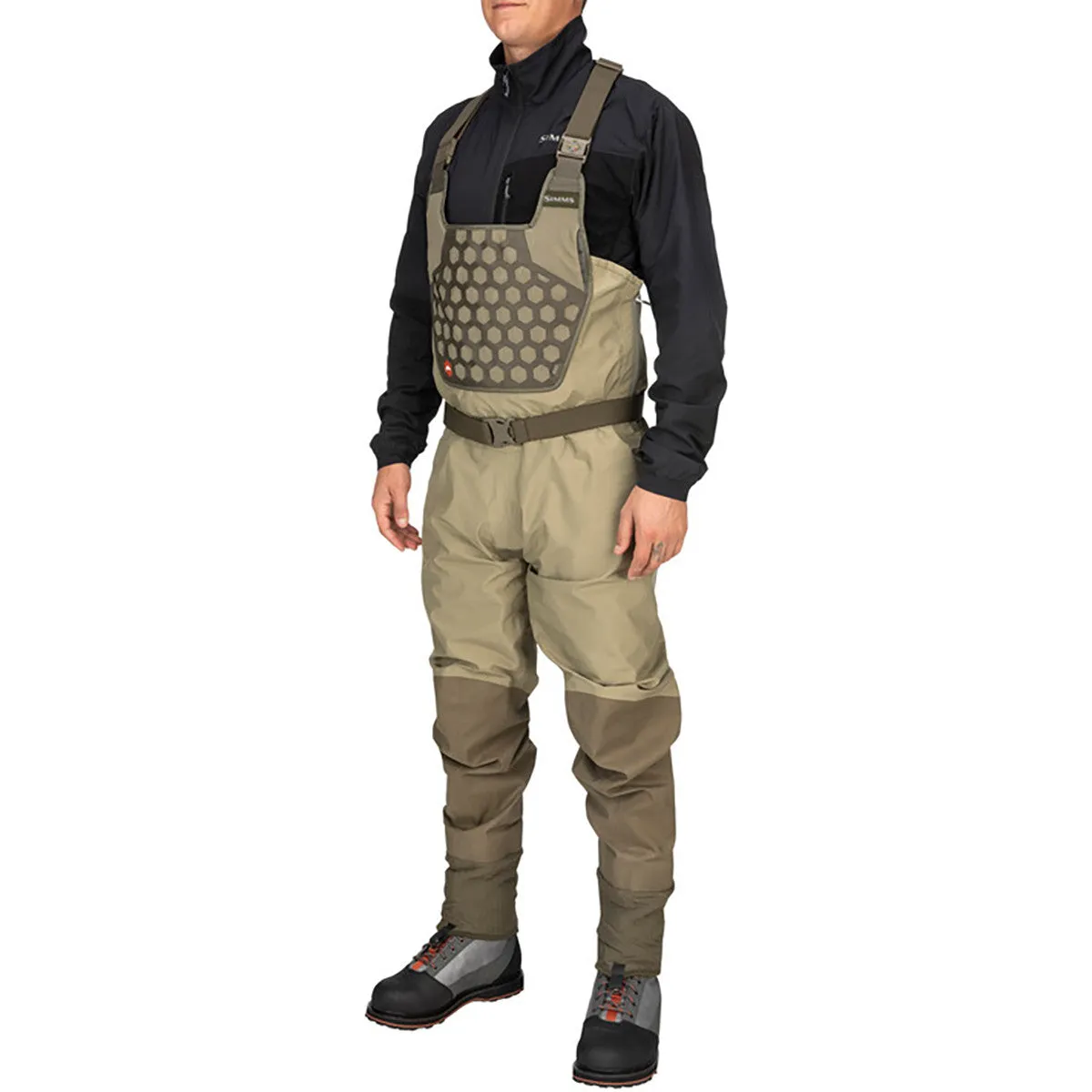 Simms Mens Dark Stone Flyweight Stockingfoot Waders