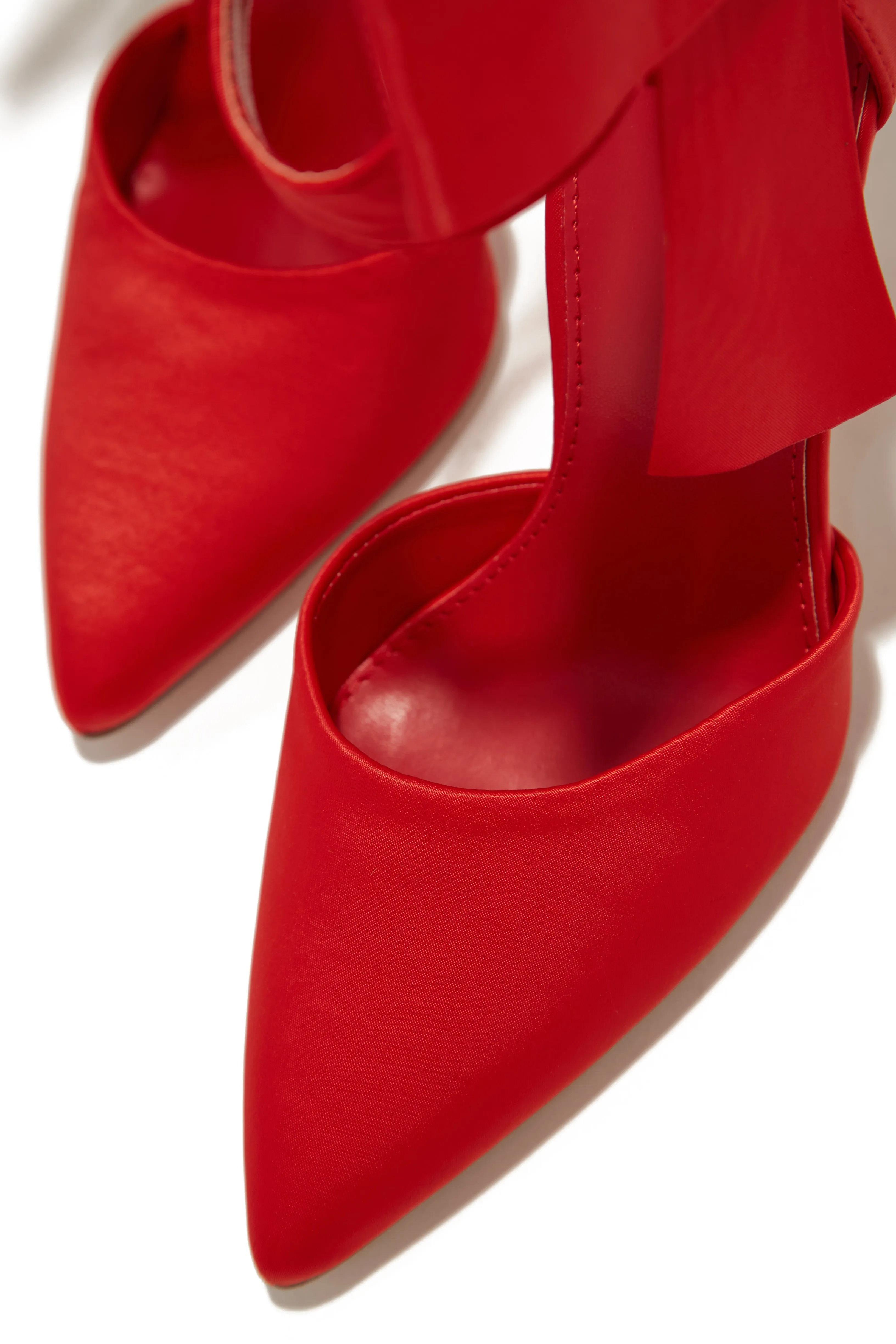 Slay The Season High Heel Pumps - Red