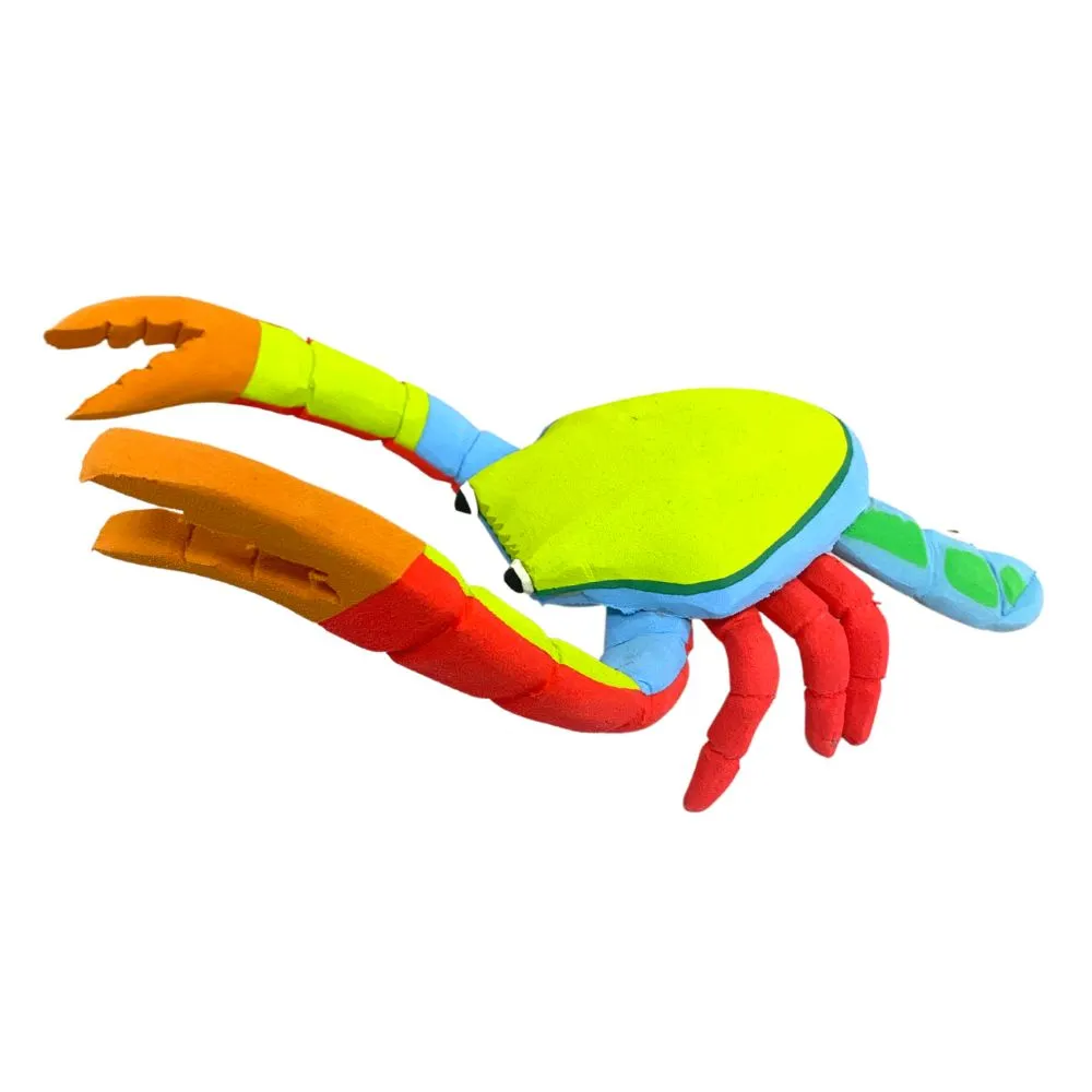 Small Recycled Flip Flop Crab Figurine