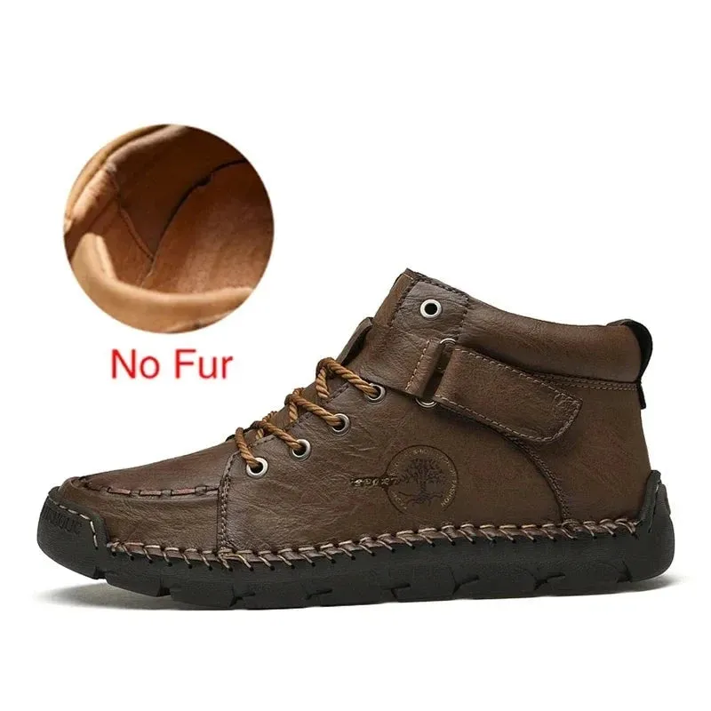 Snow Boots Protective and Wear-resistant Sole Man Boots Warm and Comfortable Winter Walking Boots Big Size 39-48