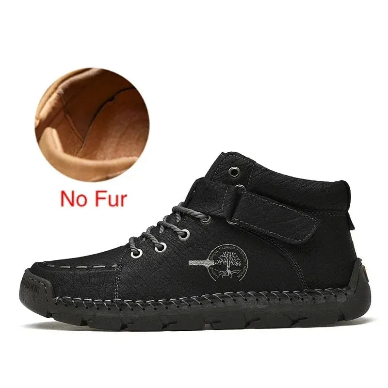 Snow Boots Protective and Wear-resistant Sole Man Boots Warm and Comfortable Winter Walking Boots Big Size 39-48