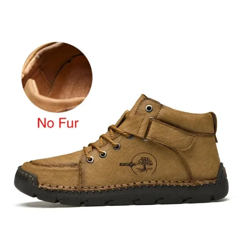 Snow Boots Protective and Wear-resistant Sole Man Boots Warm and Comfortable Winter Walking Boots Big Size 39-48