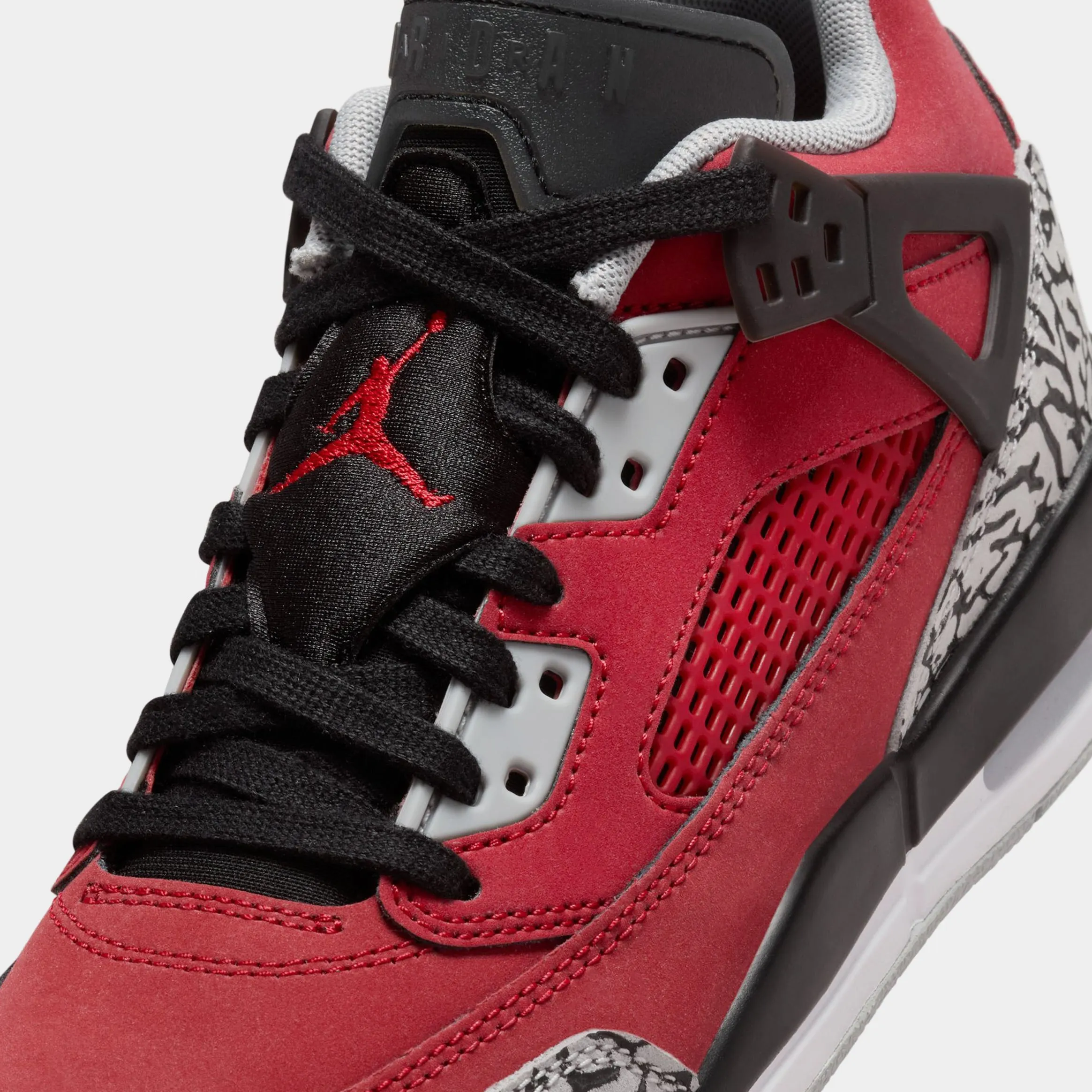 Spizike Low Toro Grade School Lifestyle Shoes (Gym Red/Wolf Grey/Cool Grey/Black)