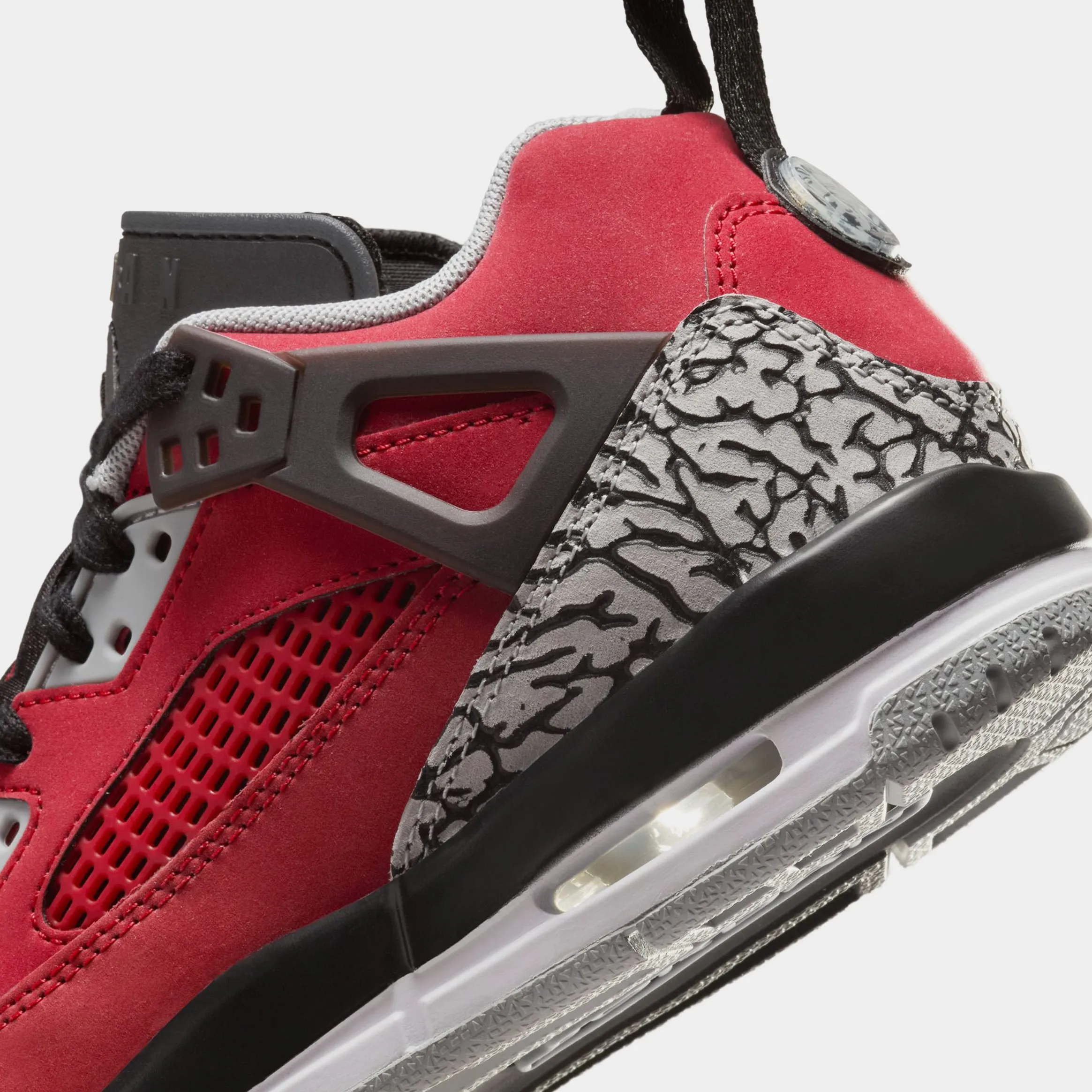 Spizike Low Toro Grade School Lifestyle Shoes (Gym Red/Wolf Grey/Cool Grey/Black)