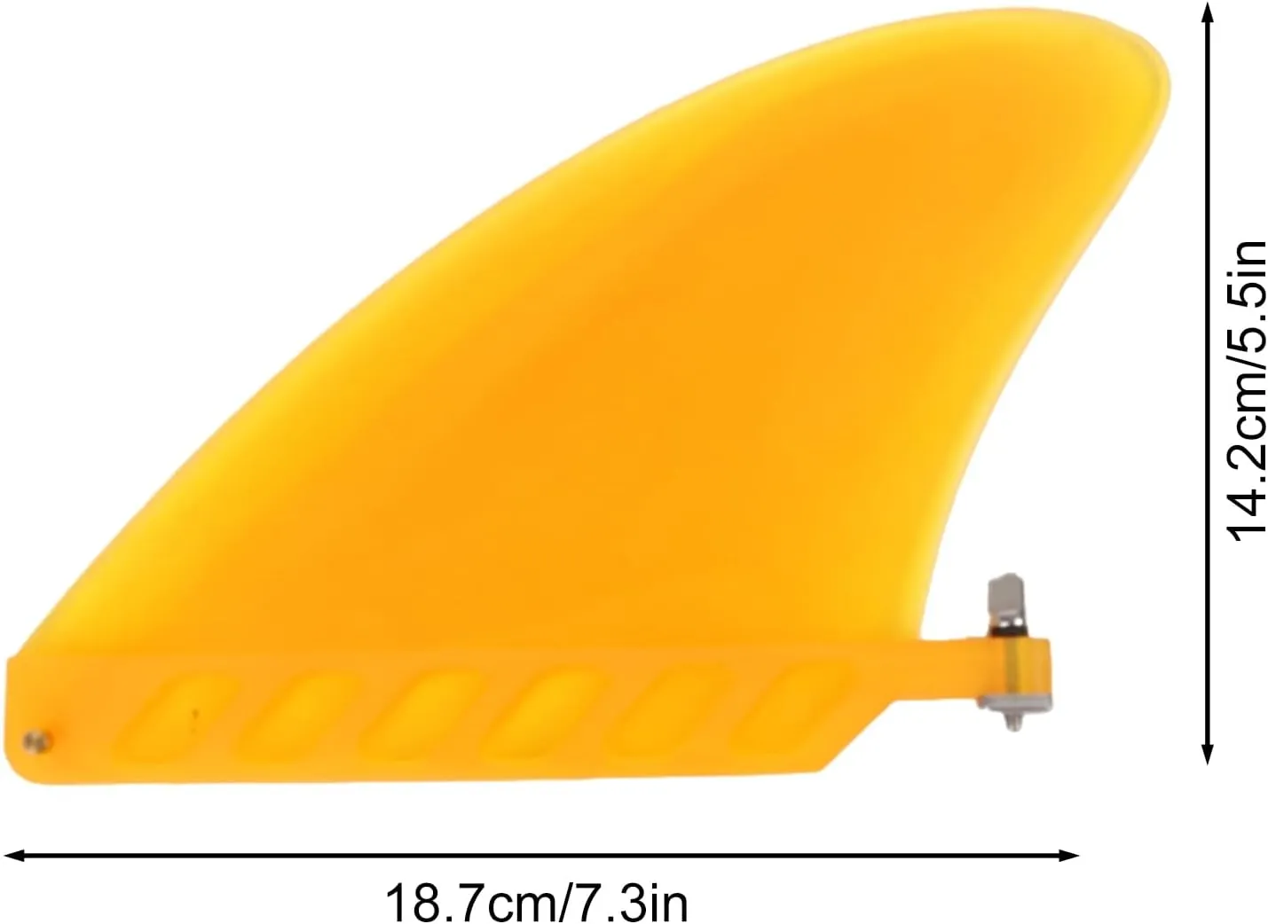 Surf SUP Fin Single Center Fin Lightweight Paddleboard Fin Paddleboard Fin Repalcement for Longboard Surfboard Paddleboard 7.3 Inch